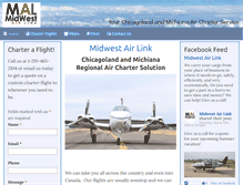 Tablet Screenshot of midwestairlink.net